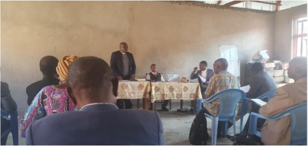 Séance de la formation avec leaders religieux